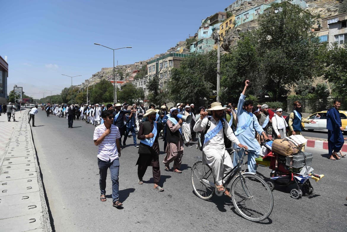 ‘No more war!’ Afghans march for 700 km for peace