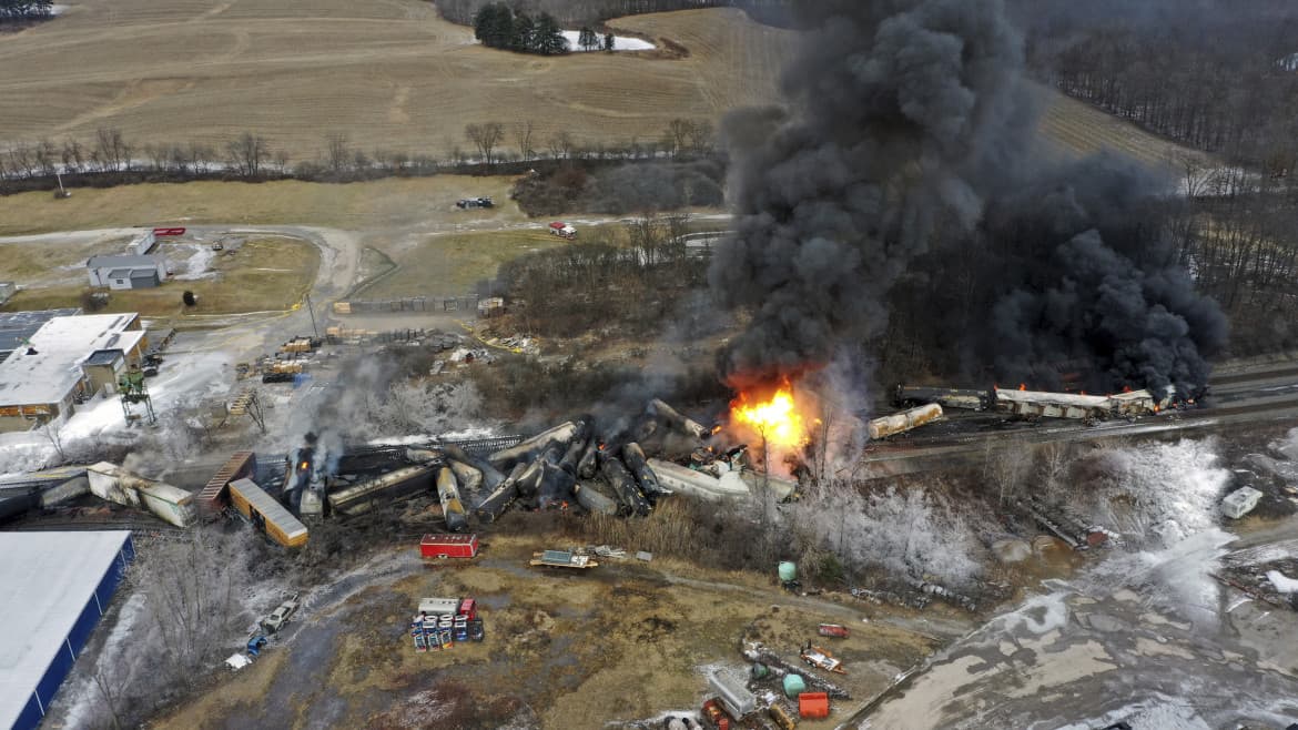 In the American heartland, a railroad company poisoned an Ohio town