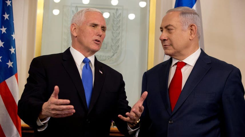 Pastor Mike Pence delivered a sermon to the Knesset