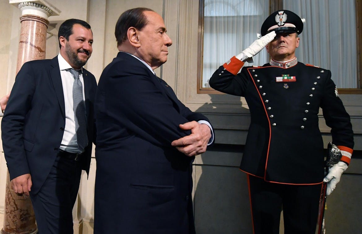 Berlusconi surrenders to Lega and M5S to form a government