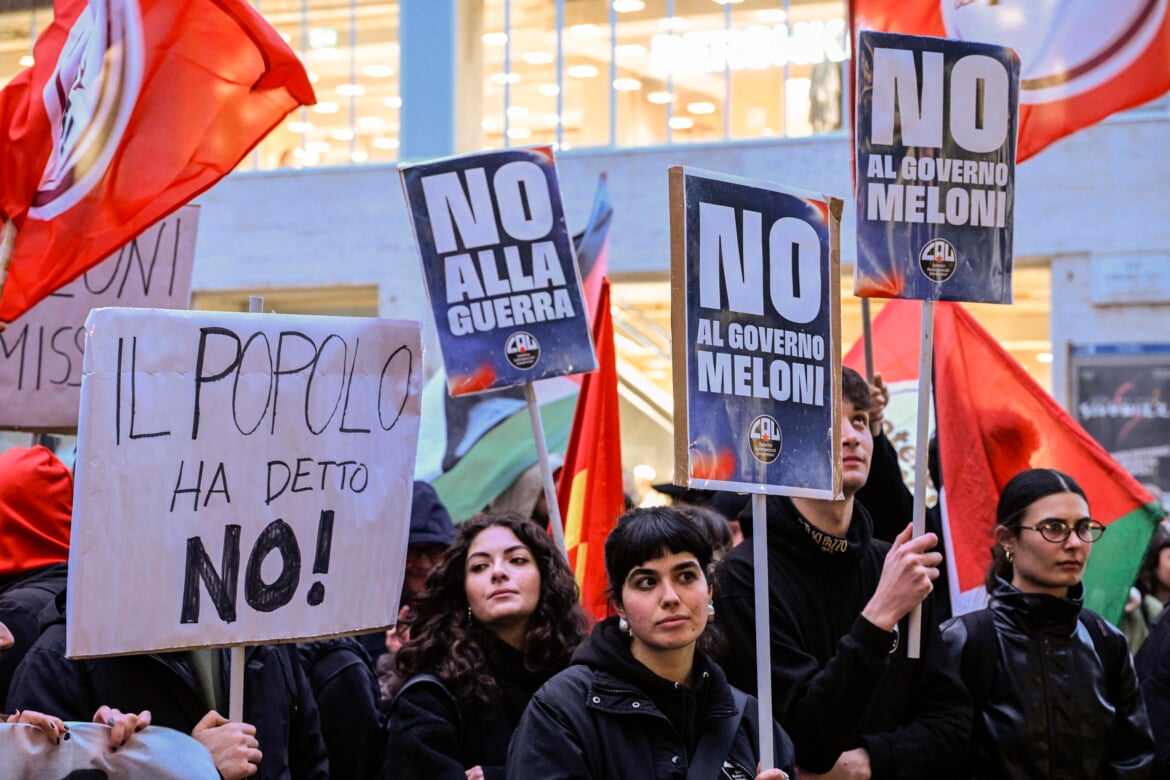 Repression and insults: Italian youth say ‘No’ to authoritarian Meloni