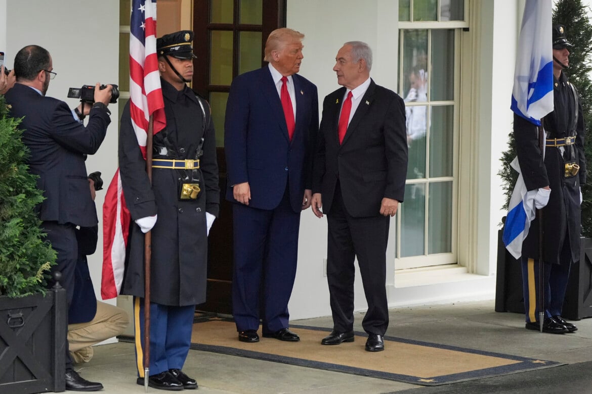 Trump hosted the outlaw Netanyahu at the White House, the only ironclad alliance