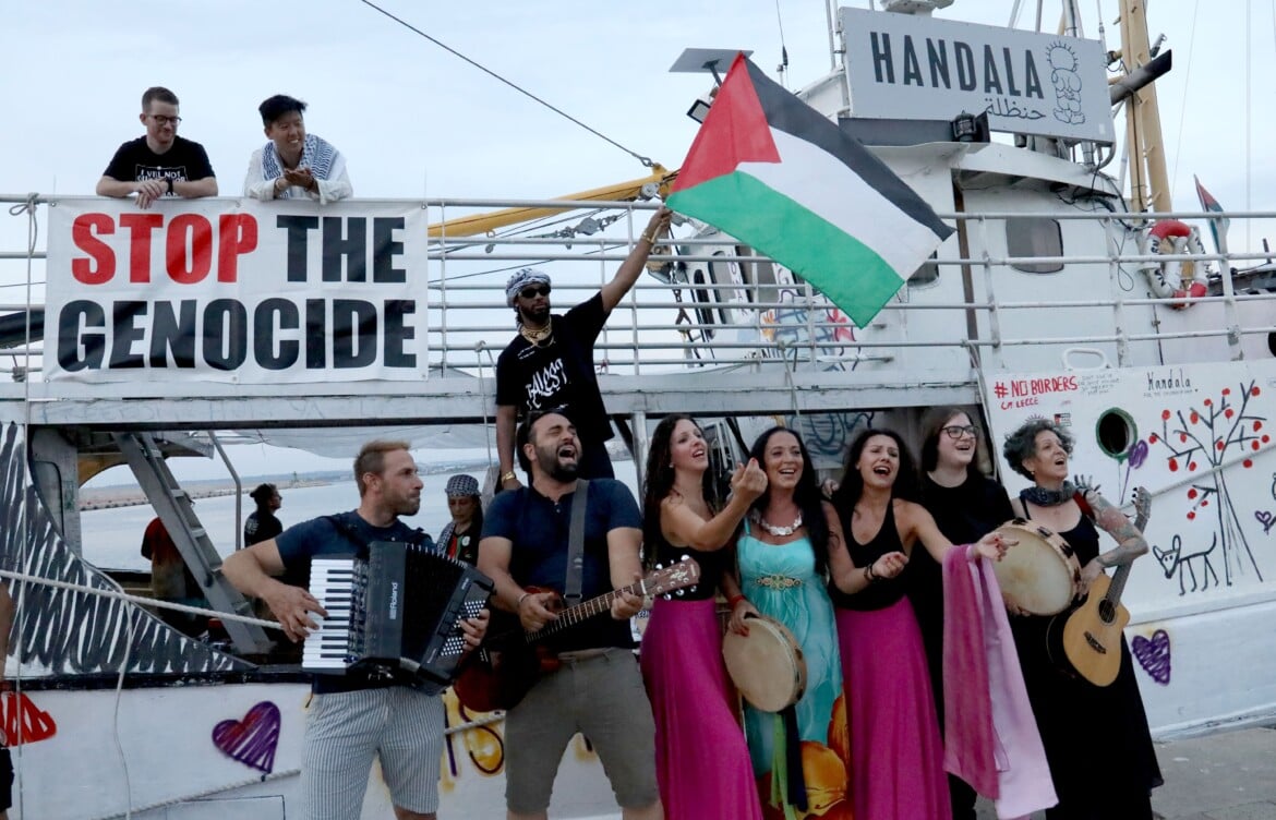 Nation committing genocide arrests peace activists