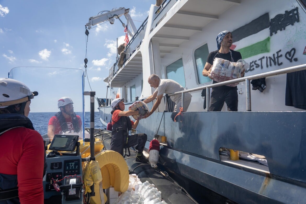 Aboard the flotilla: Explosions, drones, and ABBA on the radio