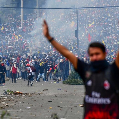 image of ecuador protests