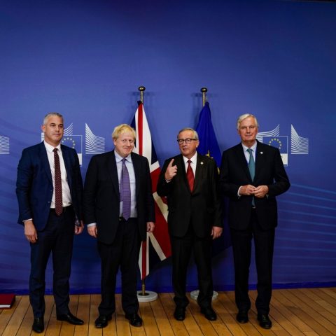 image of uk and eu leaders