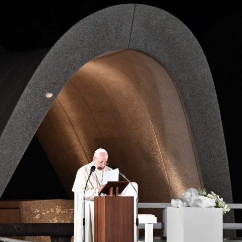 image of pope francis in japan